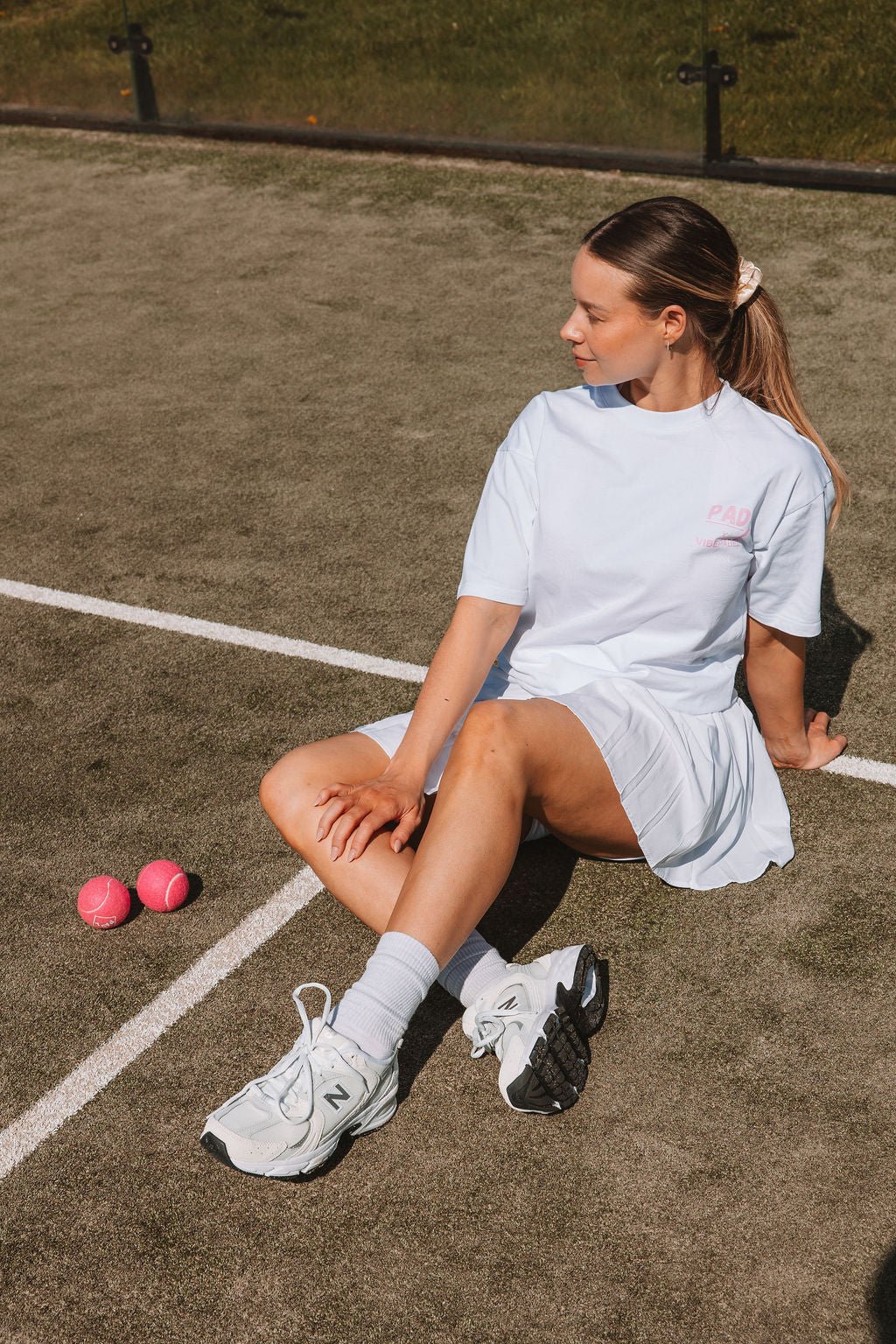 PadL x VIBEPADEL T-Shirt - White *LIMITED EDITION - PadL Clothing