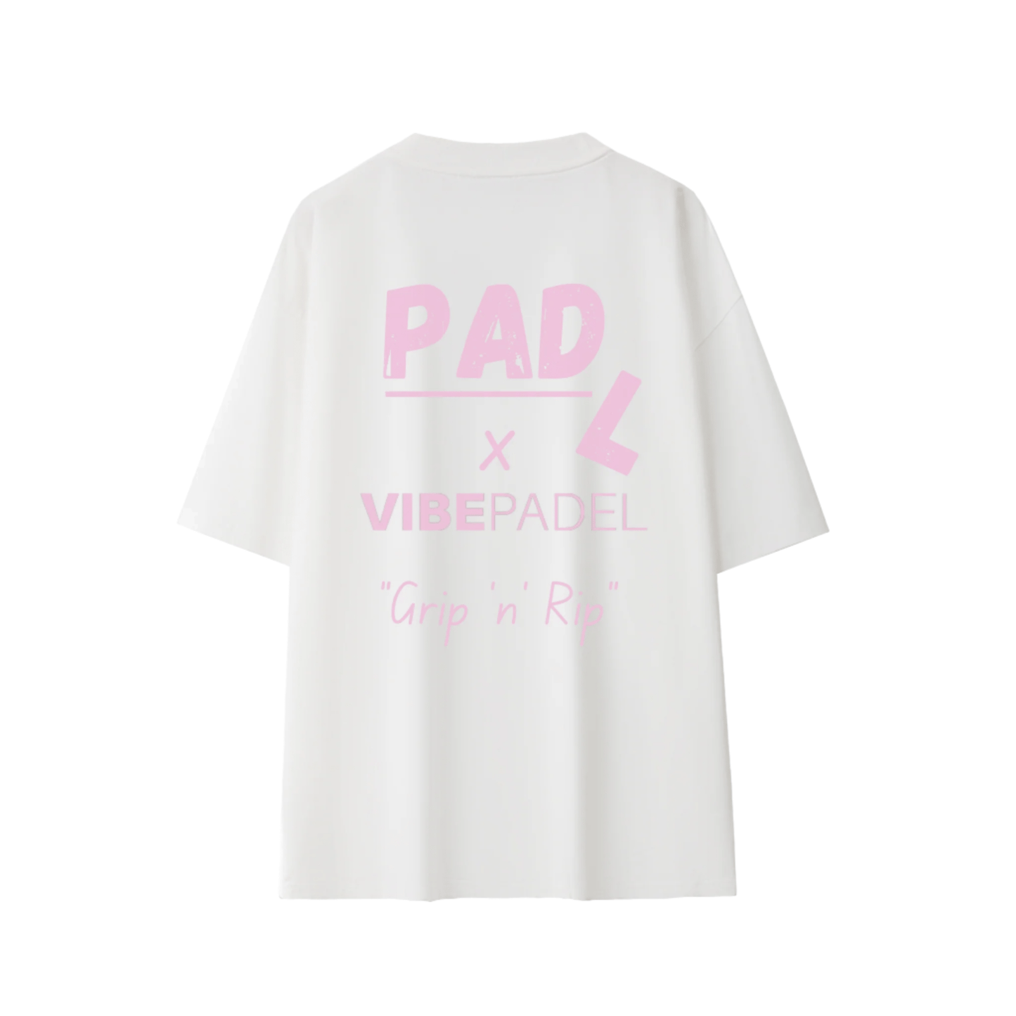 PadL x VIBEPADEL T-Shirt - White *LIMITED EDITION - PadL Clothing