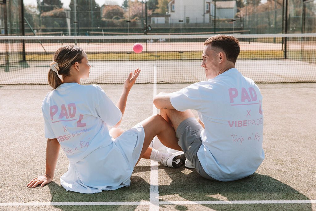 PadL x VIBEPADEL T-Shirt - White *LIMITED EDITION - PadL Clothing